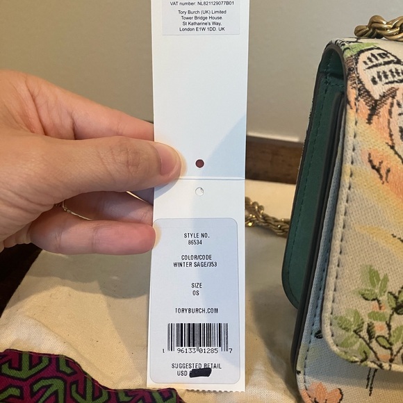 Tory Burch Small Eleanor Bag (Winter Sage) - Picture 13 of 13